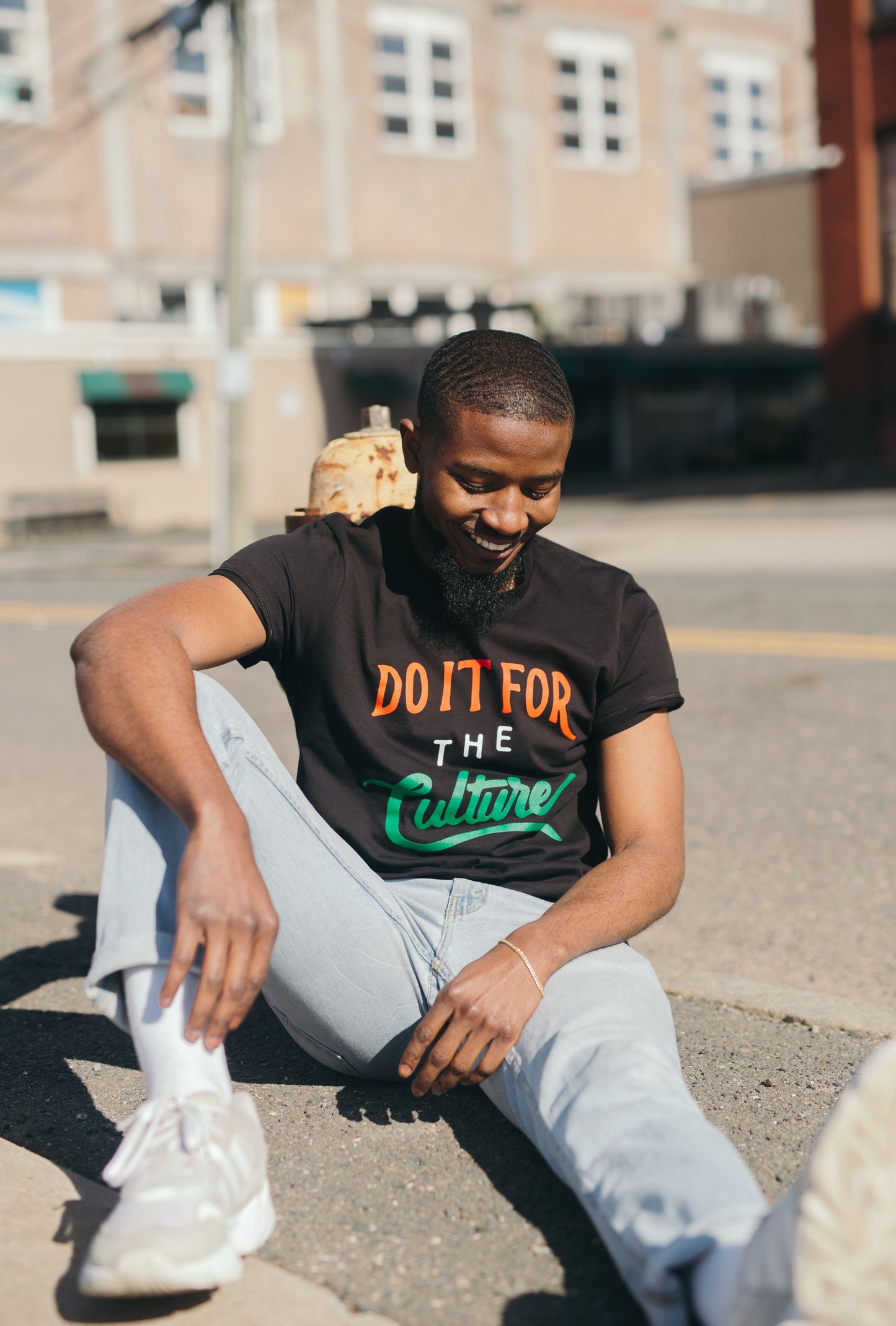 DO IT FOR THE CULTURE - BLACK - PAN AFRICAN UNISEX TEE