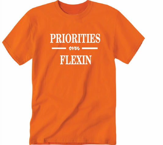 PRIORITIES over FLEXIN - Orange